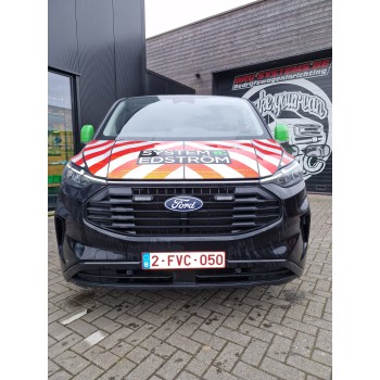 Chevron markering achterklep of deuren Ford Custom gemonteerd
