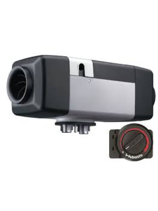 Webasto 2000W verwarminssysteem met draaiknop. Gemonteerd