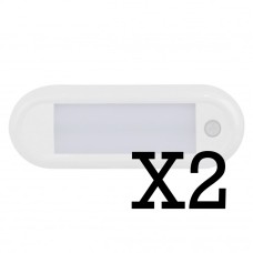 Binnenverlichting 2 Led Tubes met sensor gemonteerd in uw bestelwagen