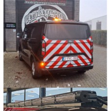 Directionele pijl 8 LED met dag nacht stand gemonteerd op uw voertuig
