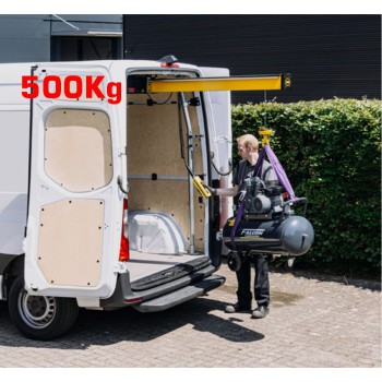 Easy Load hefkraan 500kg ingebouwd in uw voertuig