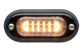 T-ION Mini LED Flitser, Amber, 12V, R65, Ultra laag profiel