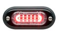 T-ION Mini LED Flitser, Rood, 12V, R65, Ultra laag profiel